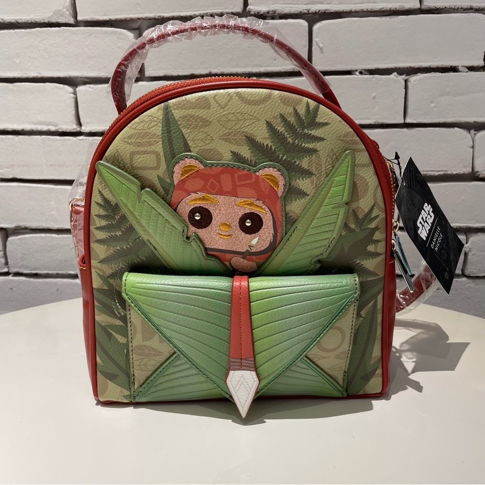 Star Wars x Danielle Nicole Ewok Endor Mini Backpack or Crossbody - Picture 5 of 14
